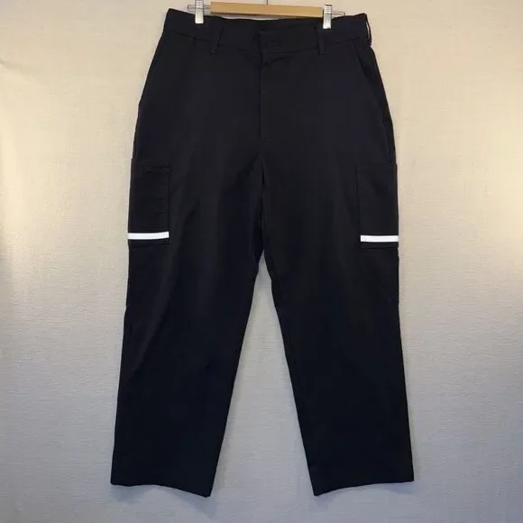 2 Pair* Fedex Pants Men 36R-30 Stan Herman Image Authority Blue ReflectivePocket - Picture 1 of 12